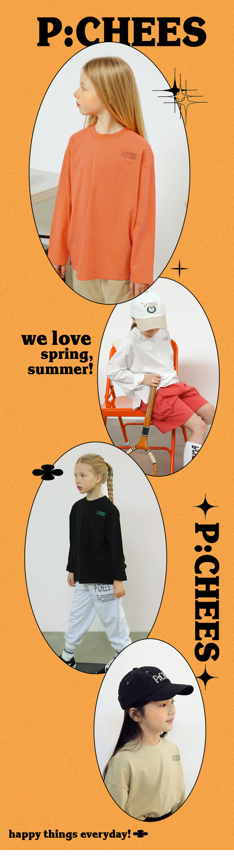 Peach-Cream - Korean Junior Fashion - #toddlerclothing - Roel Tee