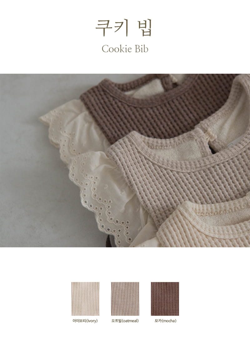 Peekaboo - Korean Baby Fashion - #babyfever - Cookie Bib
