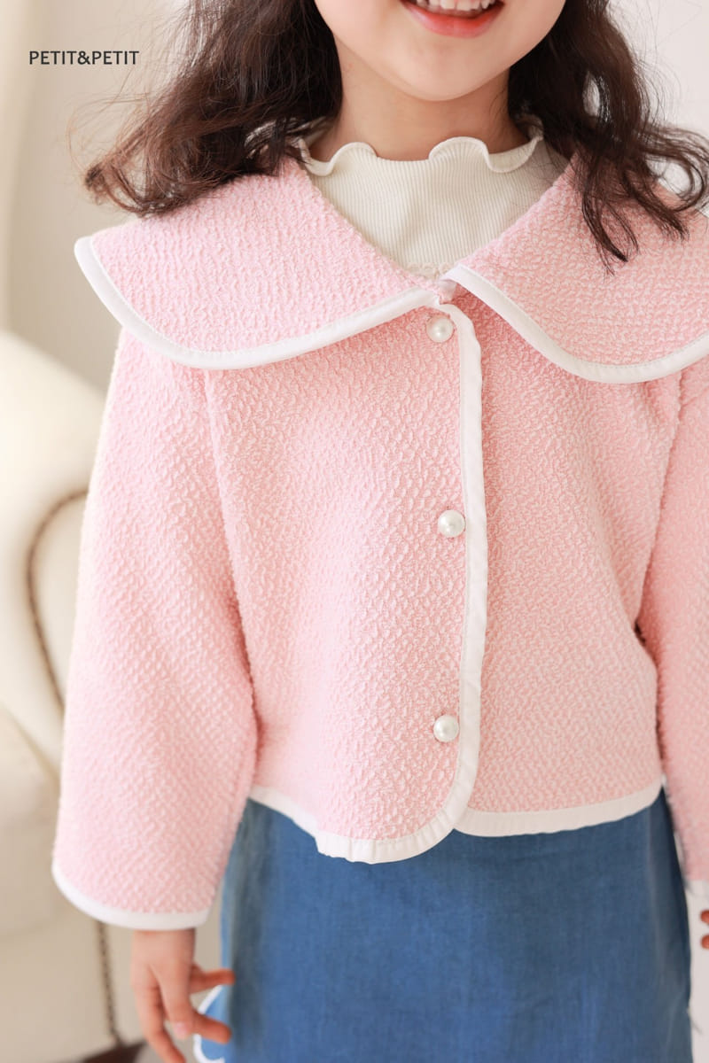 Petit & Petit - Korean Children Fashion - #childofig - Coco Collar Jacket - 4