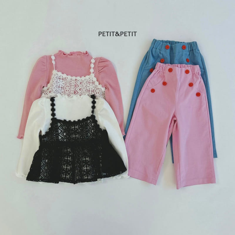 Petit & Petit - Korean Children Fashion - #childofig - Lace Bustier