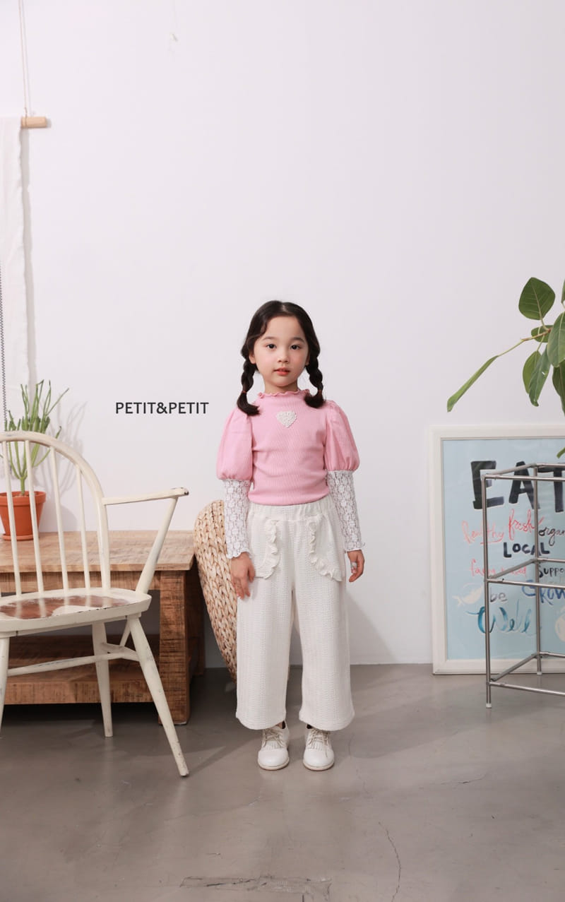 Petit & Petit - Korean Children Fashion - #childofig - Motive Lace Tee