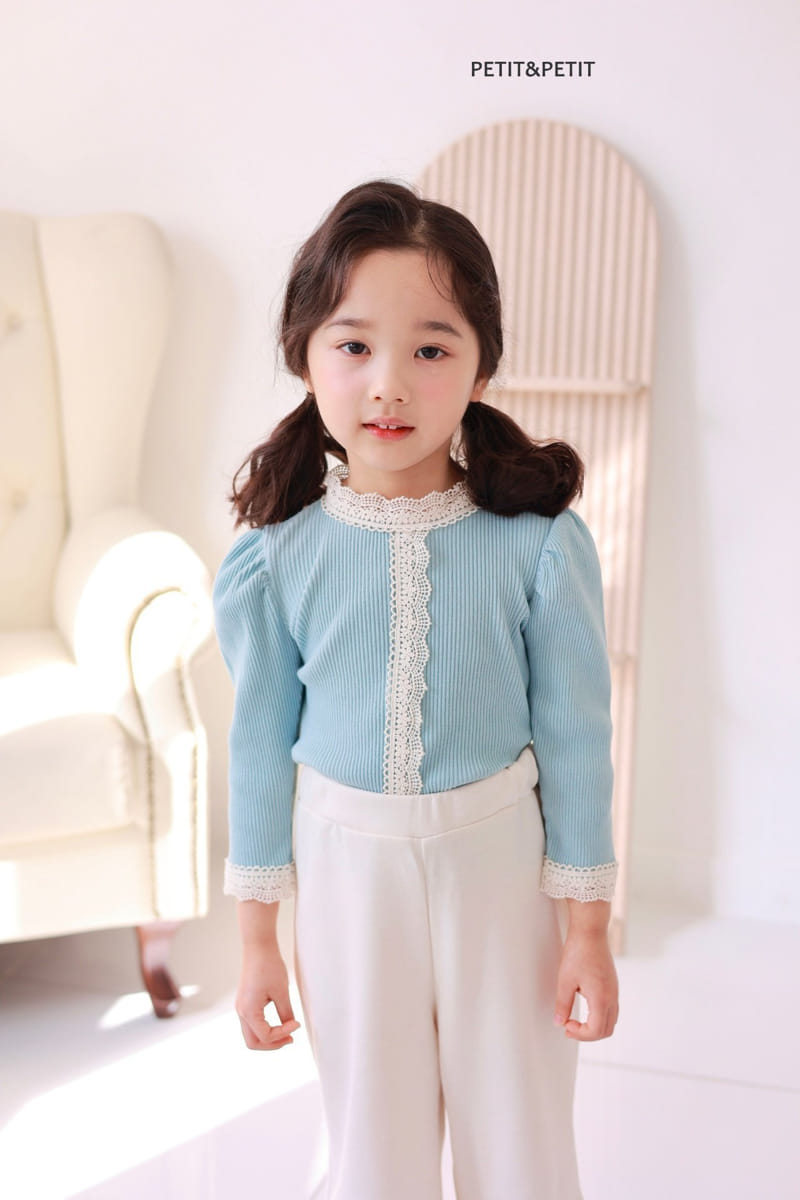 Petit & Petit - Korean Children Fashion - #childofig - Benny Lace Tee - 12