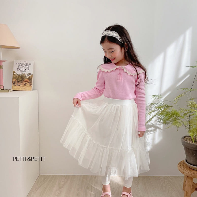 Petit & Petit - Korean Children Fashion - #prettylittlegirls - Sha Skirt Leggings - 4