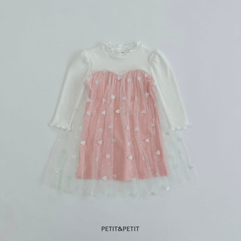 Petit & Petit - Korean Children Fashion - #childrensboutique - Heart Lace One-piece - 11