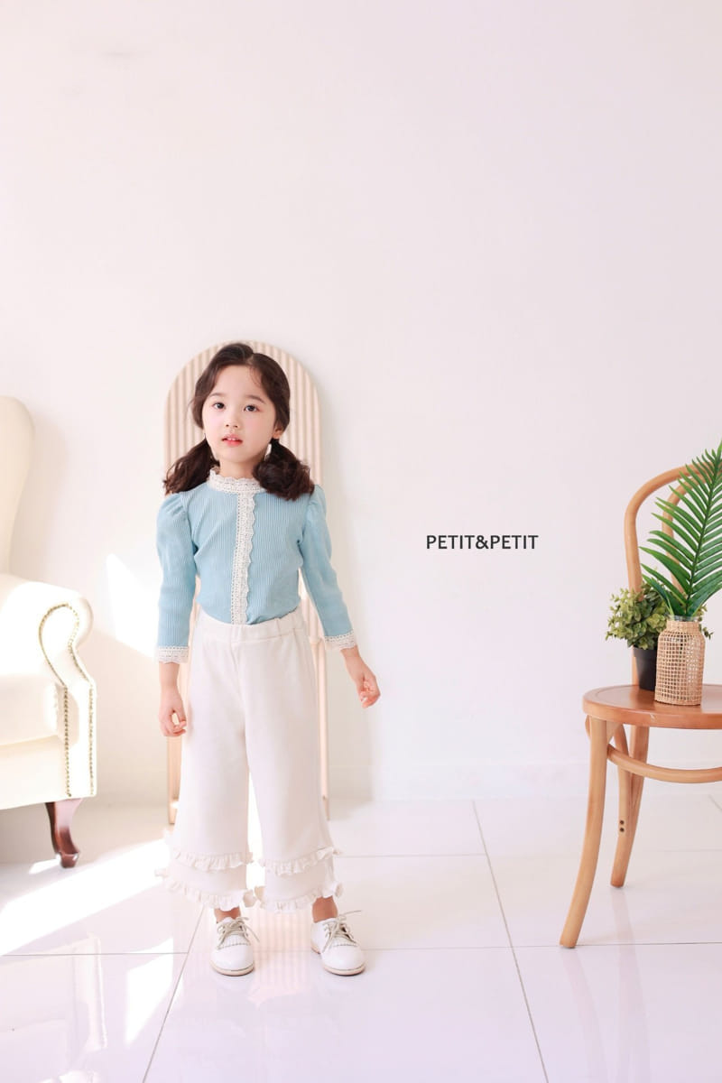 Petit & Petit - Korean Children Fashion - #designkidswear - Benny Lace Tee