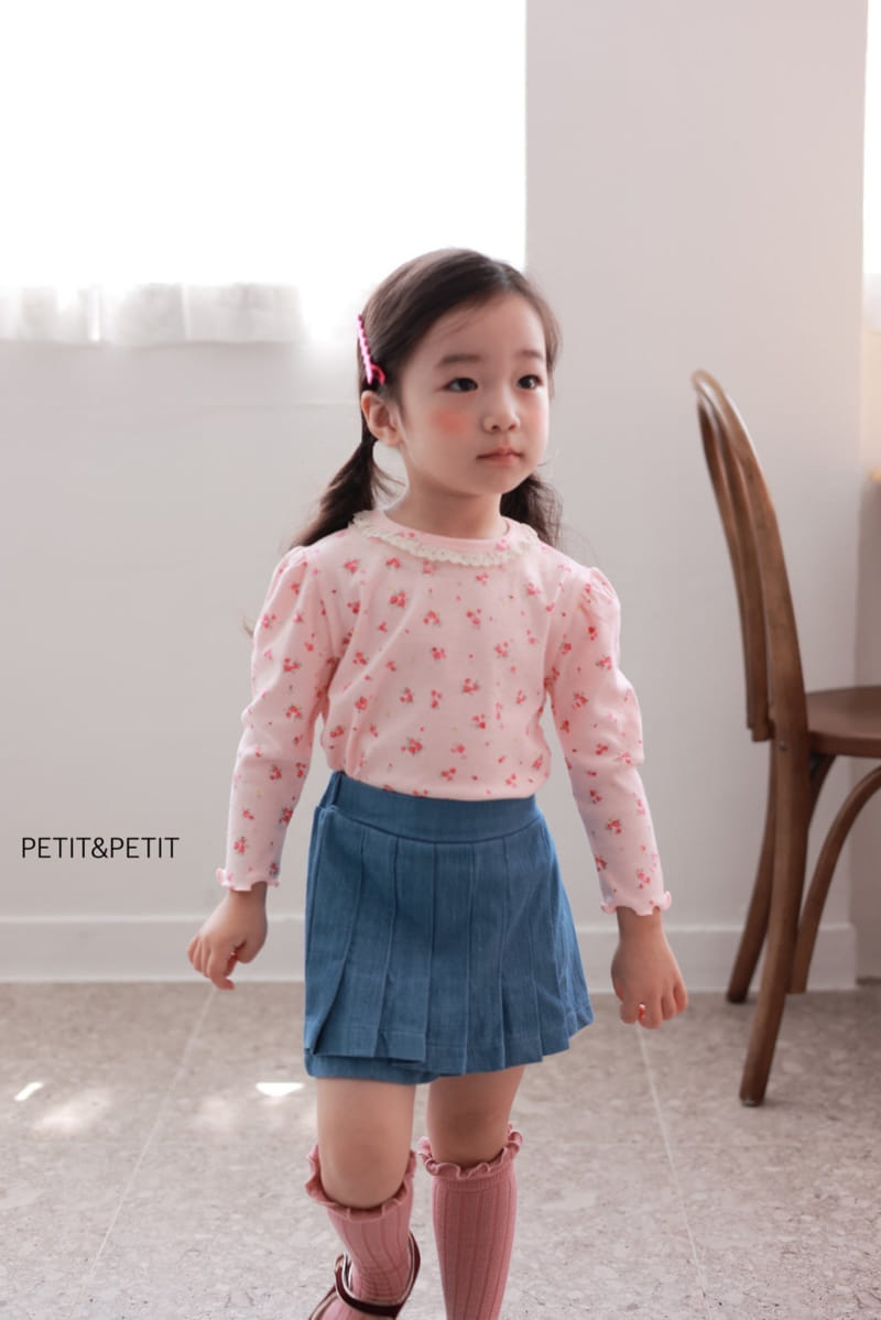 Petit & Petit - Korean Children Fashion - #designkidswear - Dneim Skirt Pants - 11