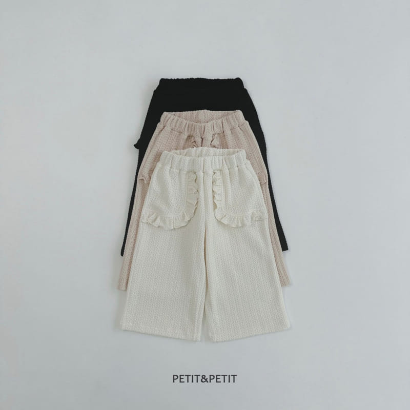 Petit & Petit - Korean Children Fashion - #designkidswear - Pocket Frill Pants