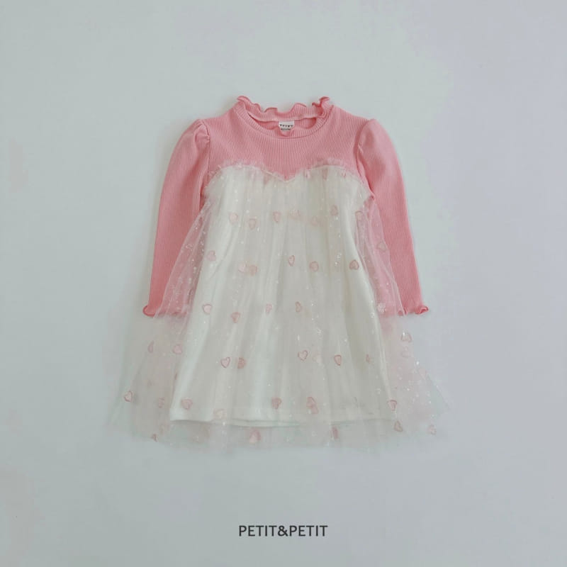 Petit & Petit - Korean Children Fashion - #designkidswear - Heart Lace One-piece - 12