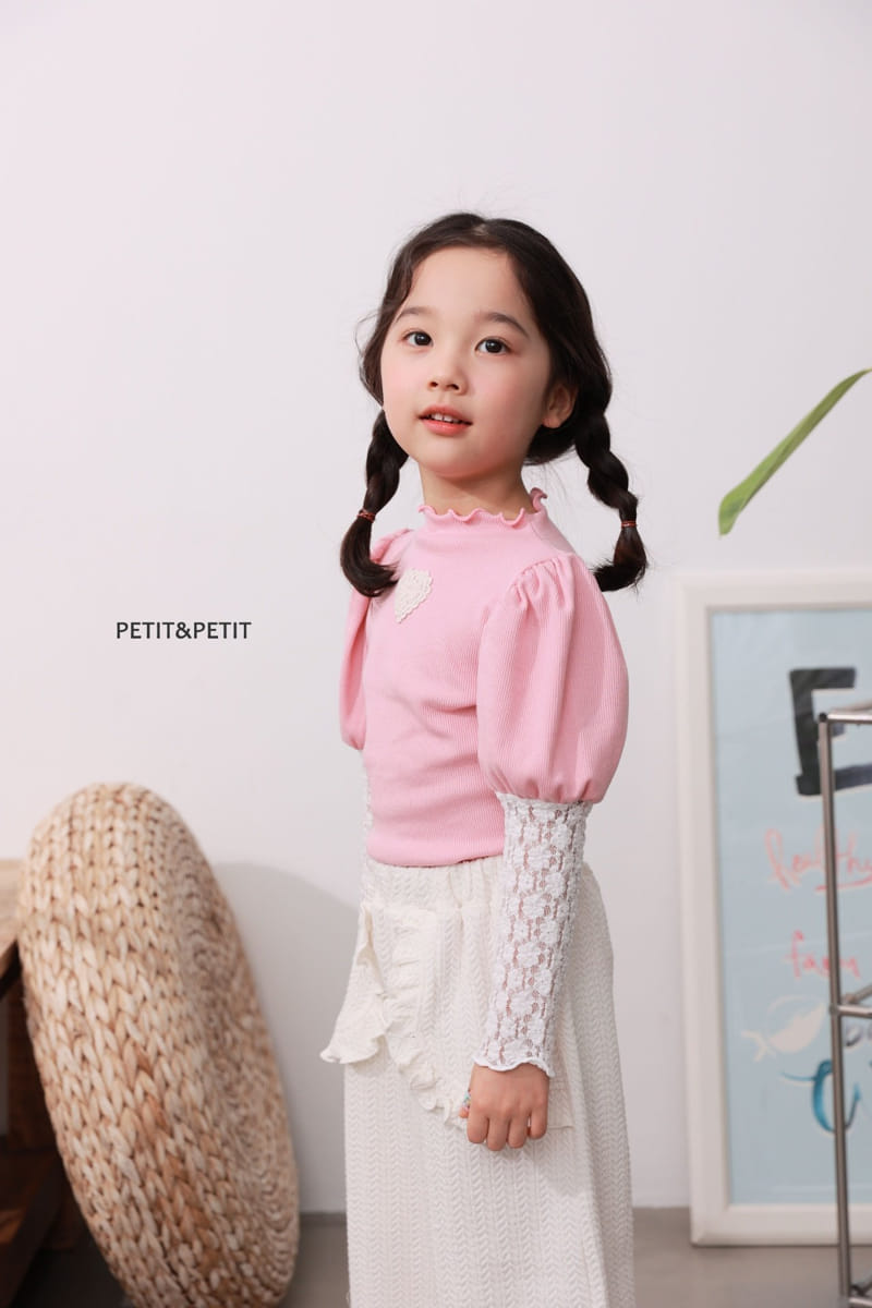 Petit & Petit - Korean Children Fashion - #designkidswear - Motive Lace Tee - 4