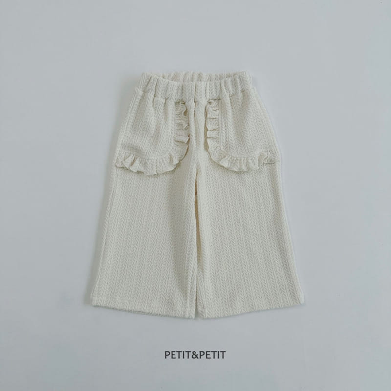 Petit & Petit - Korean Children Fashion - #discoveringself - Pocket Frill Pants - 2