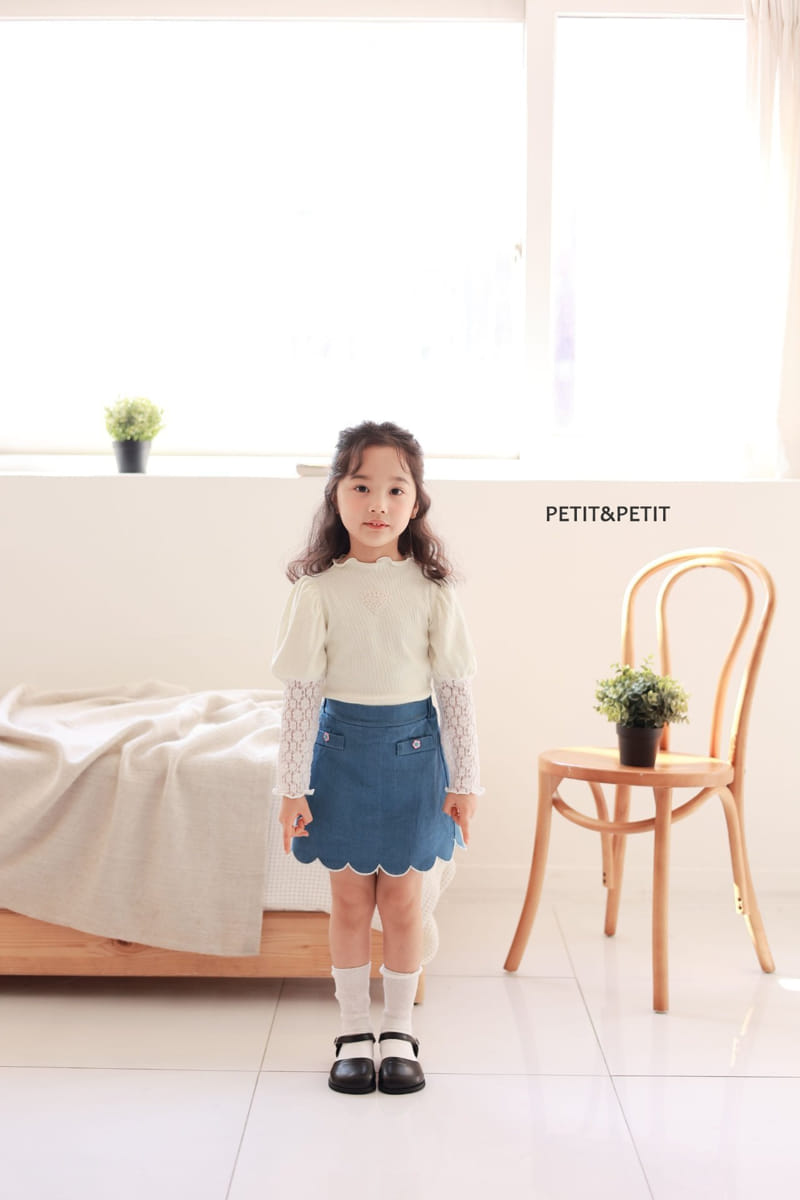 Petit & Petit - Korean Children Fashion - #fashionkids - Motive Lace Tee - 5