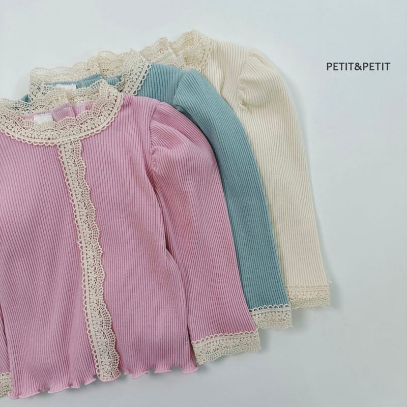 Petit & Petit - Korean Children Fashion - #fashionkids - Benny Lace Tee - 3