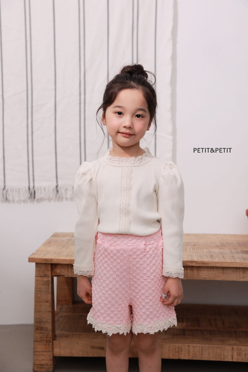 Petit & Petit - Korean Children Fashion - #fashionkids - Cloud Lace Pants - 6