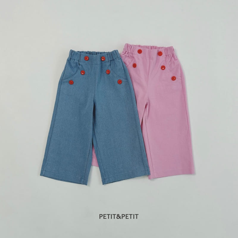 Petit & Petit - Korean Children Fashion - #discoveringself - Button Pants - 4