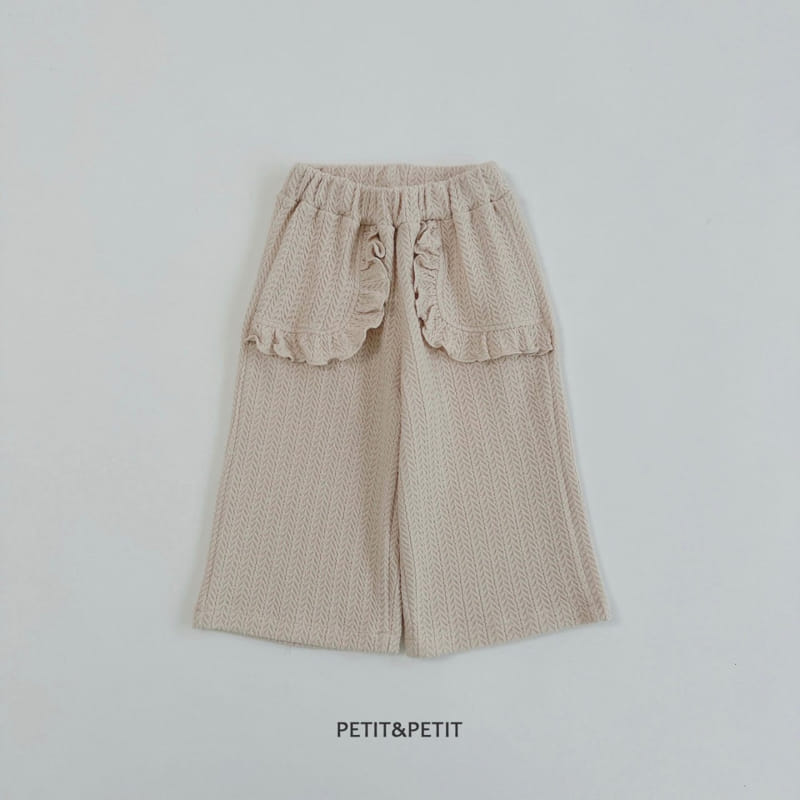 Petit & Petit - Korean Children Fashion - #fashionkids - Pocket Frill Pants - 3