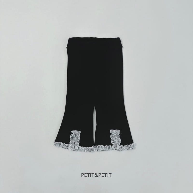 Petit & Petit - Korean Children Fashion - #fashionkids - Slit Lace Pants