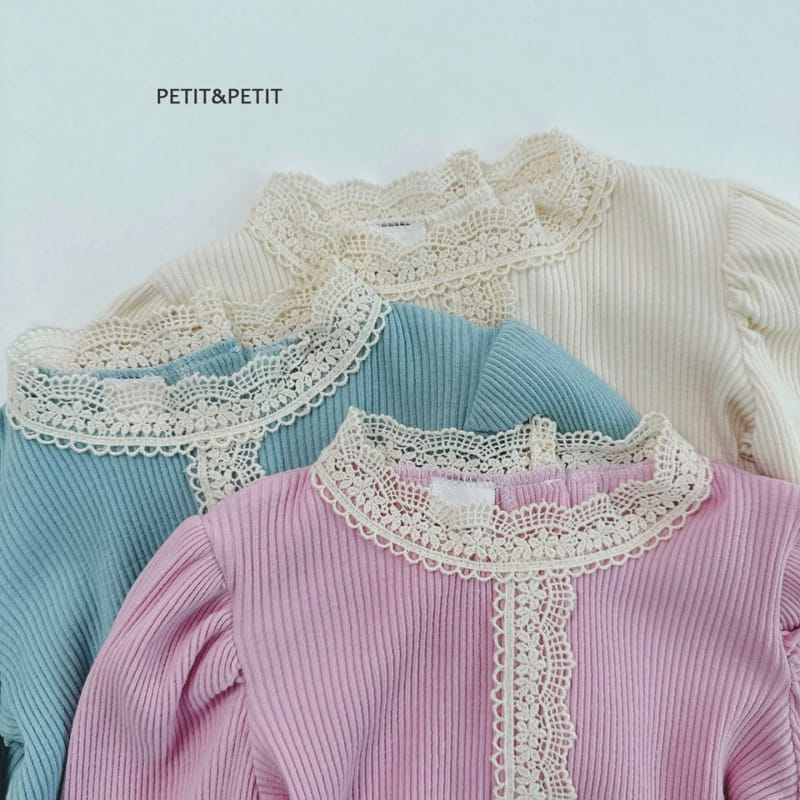 Petit & Petit - Korean Children Fashion - #fashionkids - Benny Lace Tee - 4
