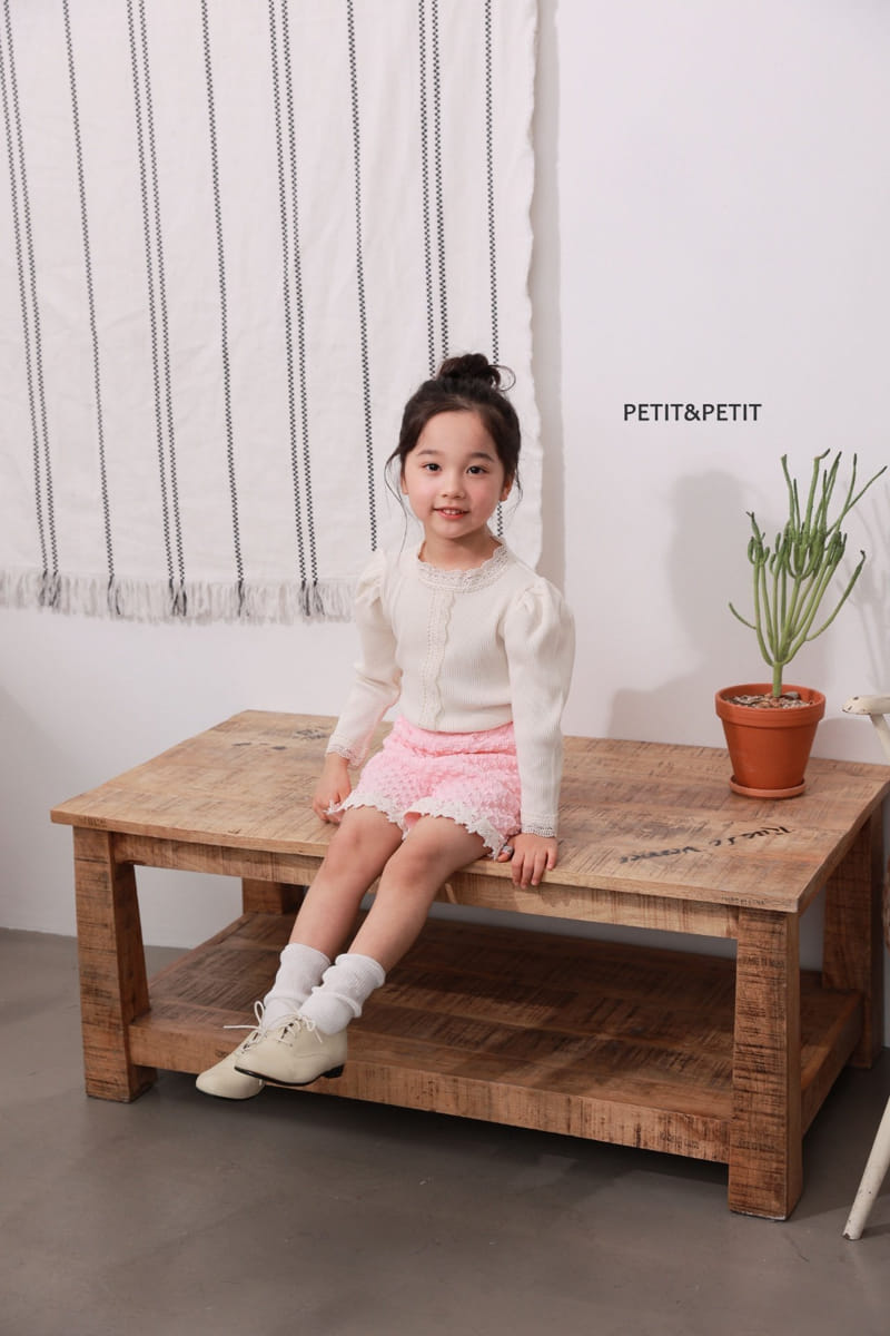 Petit & Petit - Korean Children Fashion - #kidsshorts - Cloud Lace Pants - 7