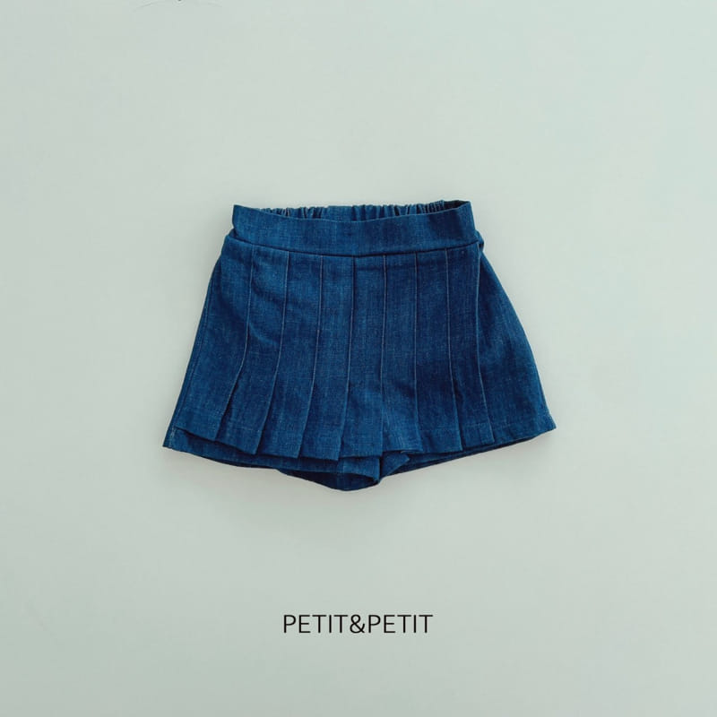Petit & Petit - Korean Children Fashion - #kidsstore - Dneim Skirt Pants