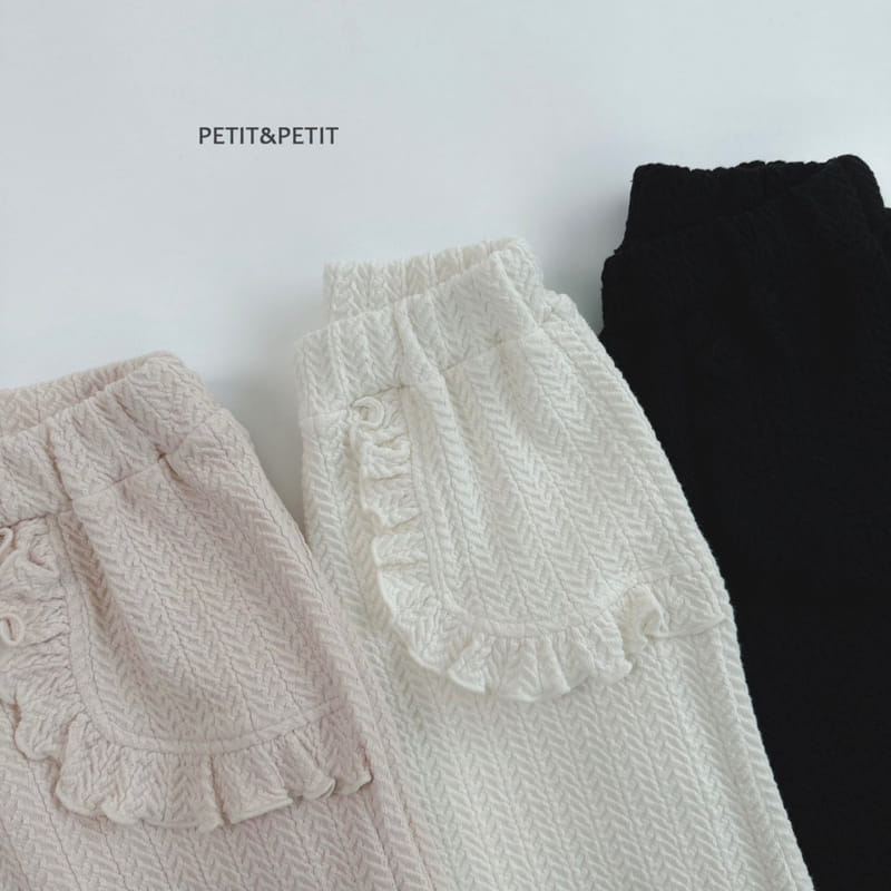 Petit & Petit - Korean Children Fashion - #kidsstore - Pocket Frill Pants - 5