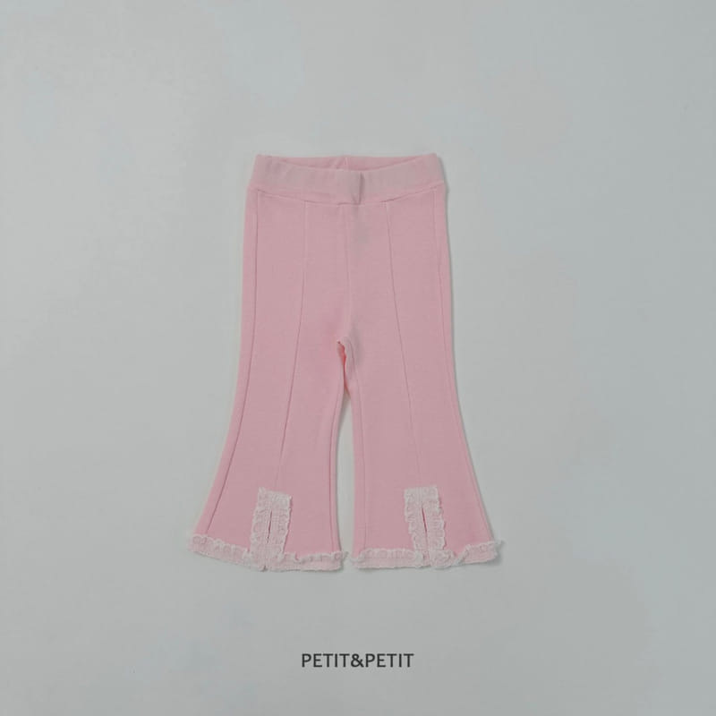 Petit & Petit - Korean Children Fashion - #kidsstore - Slit Lace Pants - 3