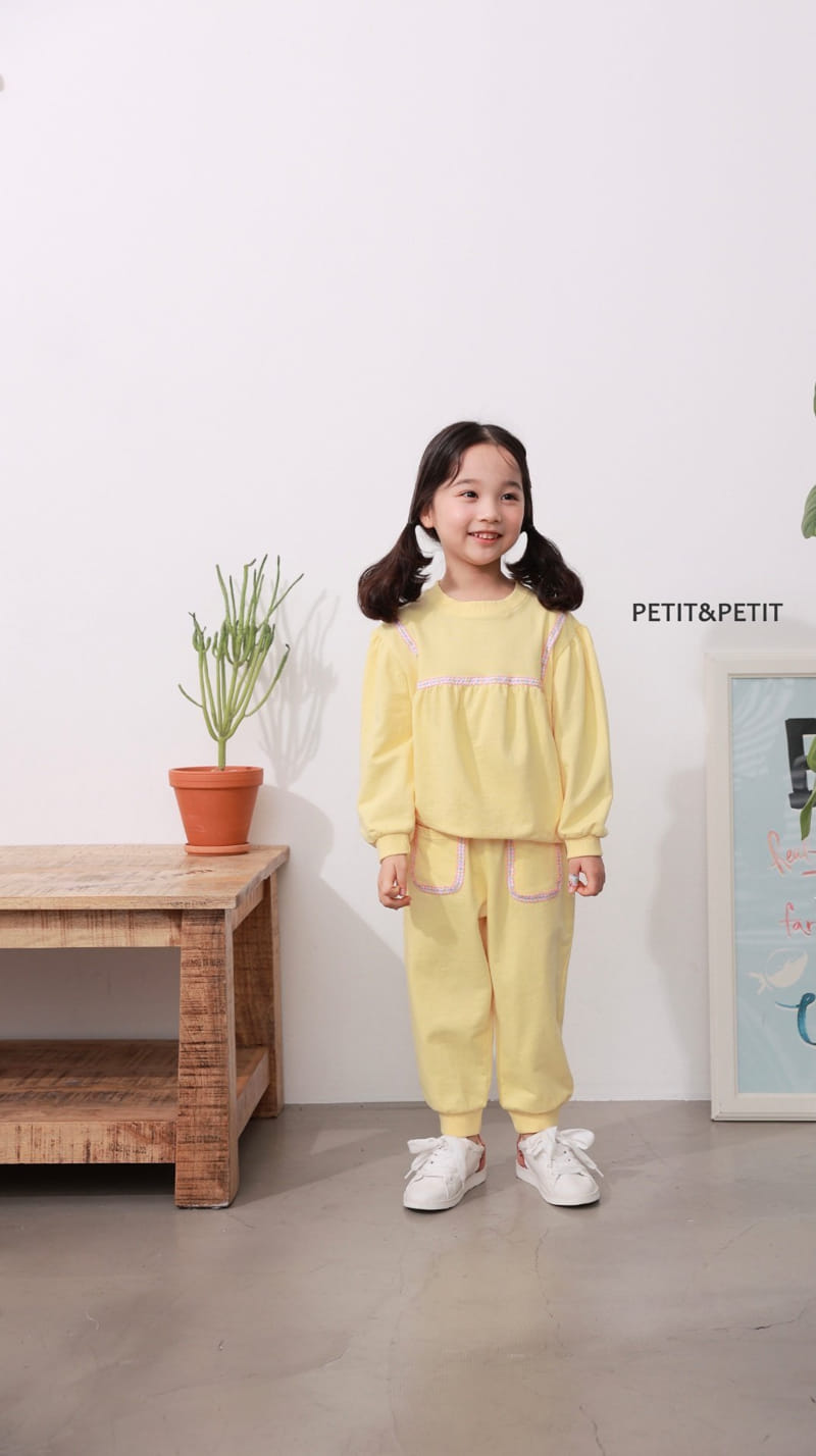 Petit & Petit - Korean Children Fashion - #kidzfashiontrend - Spring Top Bottom Set - 7