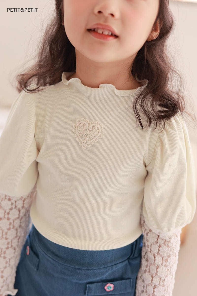 Petit & Petit - Korean Children Fashion - #kidzfashiontrend - Motive Lace Tee - 8