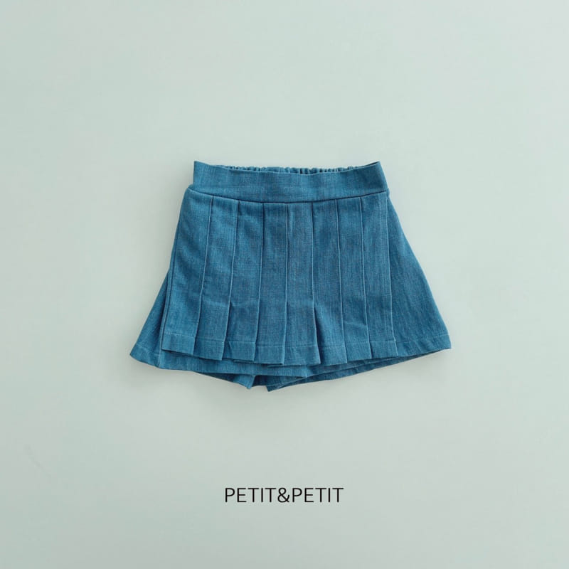 Petit & Petit - Korean Children Fashion - #kidzfashiontrend - Dneim Skirt Pants - 2