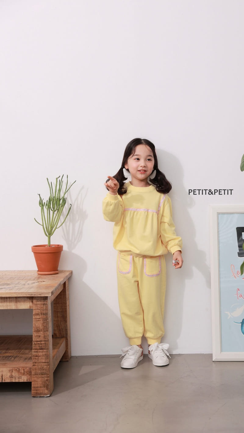 Petit & Petit - Korean Children Fashion - #littlefashionista - Spring Top Bottom Set - 9