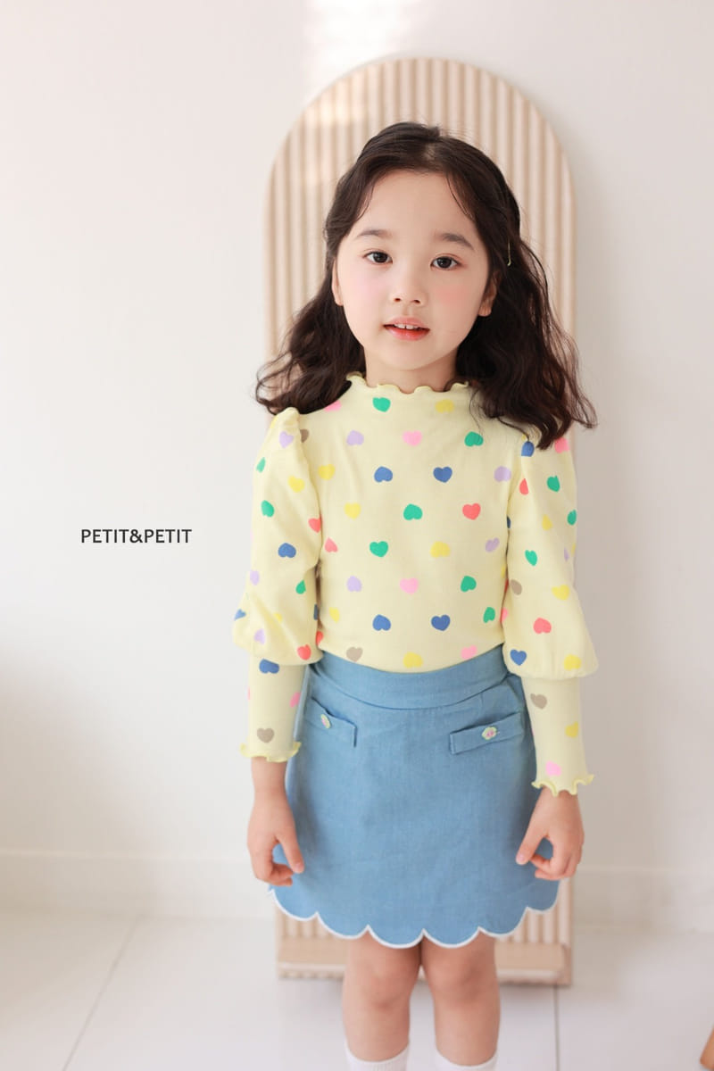 Petit & Petit - Korean Children Fashion - #magicofchildhood - Cuty Heart Tee - 10