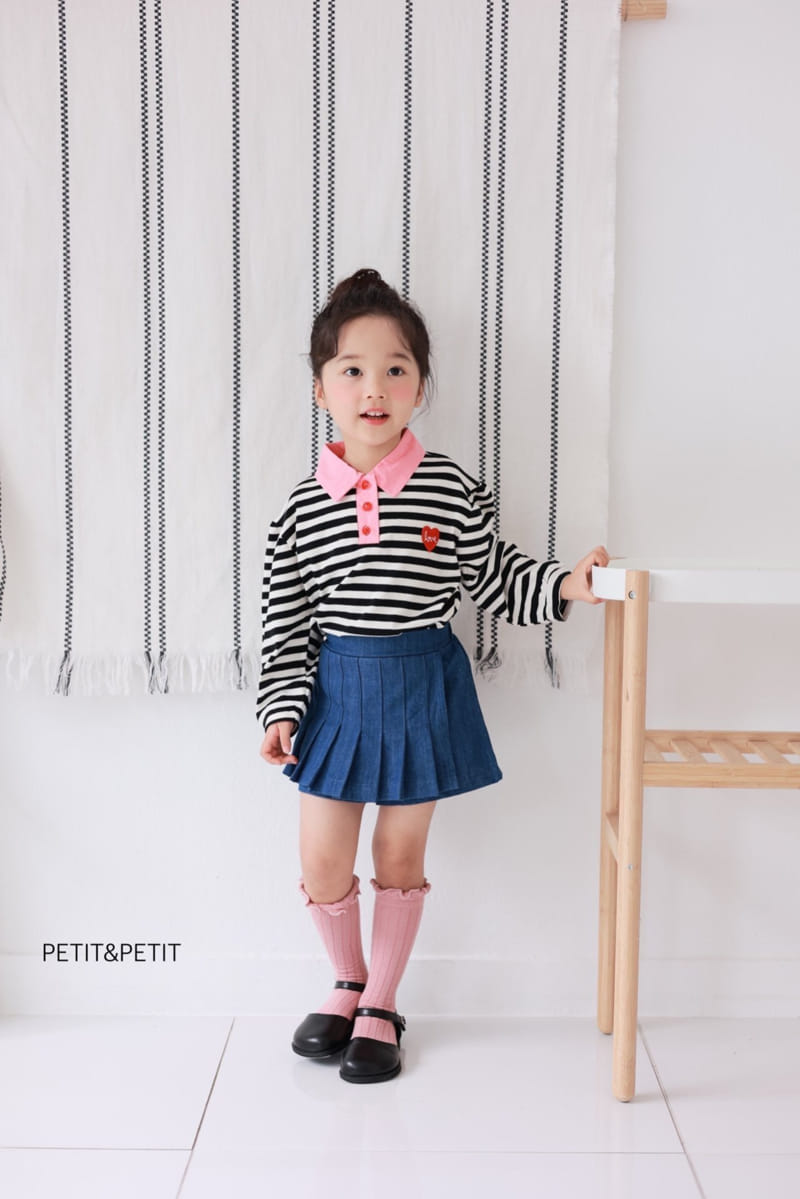Petit & Petit - Korean Children Fashion - #magicofchildhood - Dneim Skirt Pants - 5