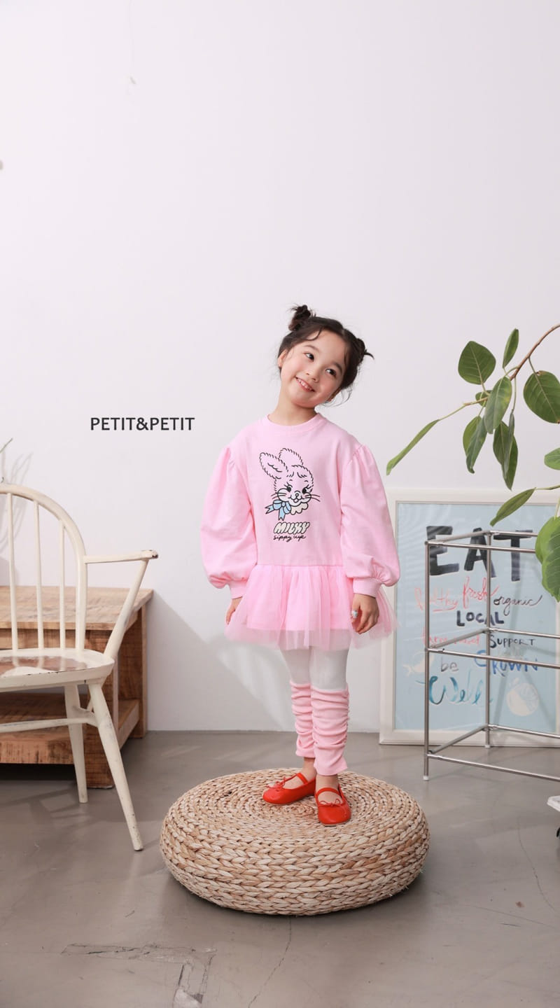 Petit & Petit - Korean Children Fashion - #prettylittlegirls - Barnie Sha Long Tee - 2