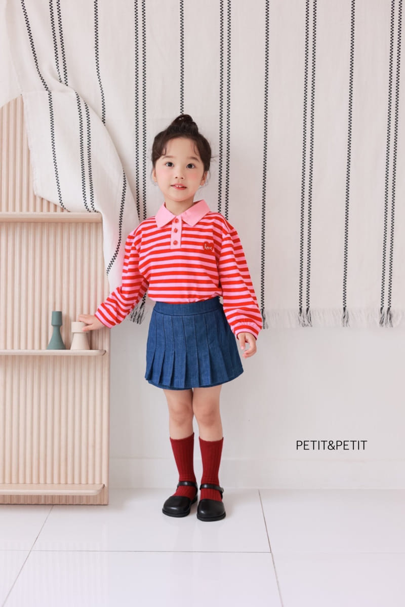 Petit & Petit - Korean Children Fashion - #prettylittlegirls - Dneim Skirt Pants - 7