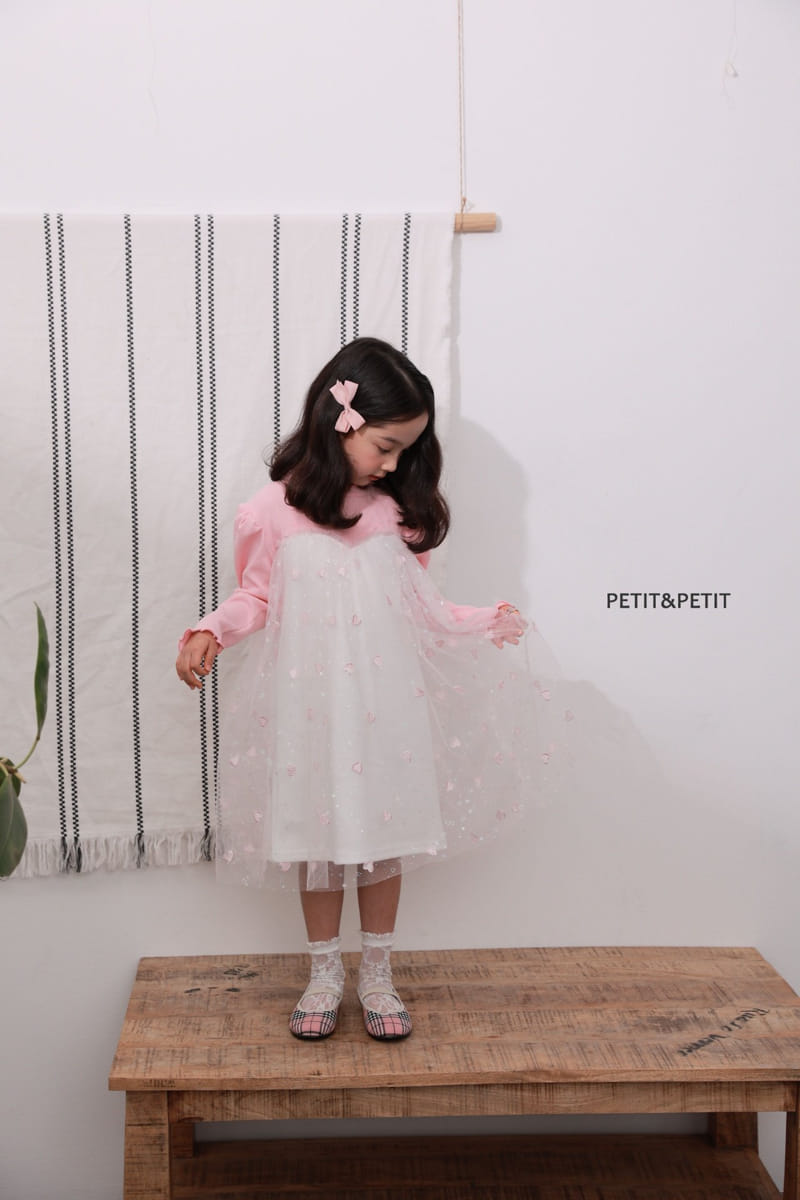 Petit & Petit - Korean Children Fashion - #stylishchildhood - Heart Lace One-piece - 9