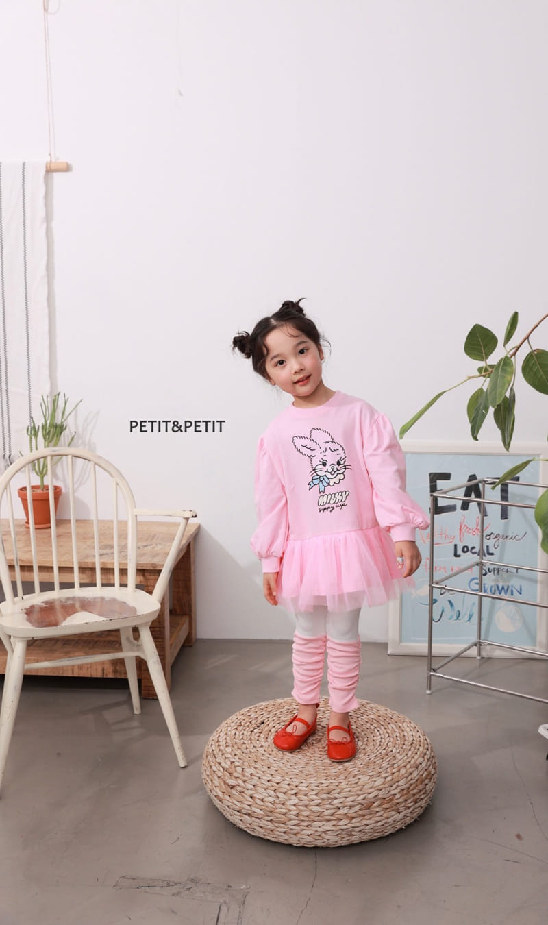 Petit & Petit - Korean Children Fashion - #todddlerfashion - Barnie Sha Long Tee - 3