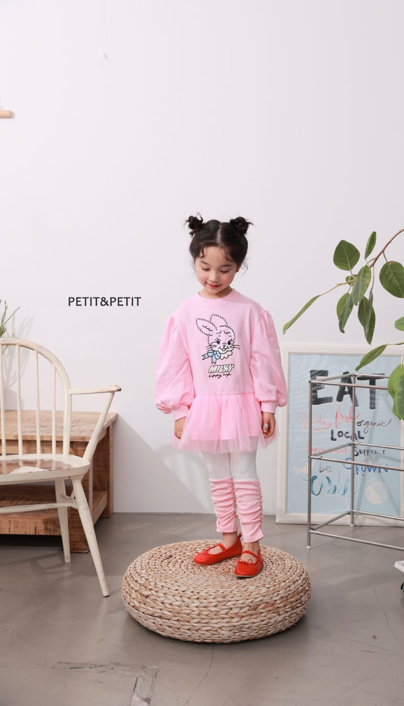 Petit & Petit - Korean Children Fashion - #todddlerfashion - Barnie Sha Long Tee - 4