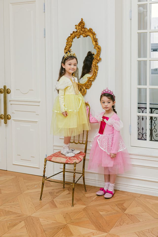 Pink Berry - Korean Children Fashion - #fashionkids - Bell One-piece Yellow - 4