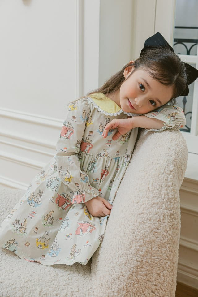 Pink Berry - Korean Children Fashion - #kidsstore - Rabbit One-piece - 4