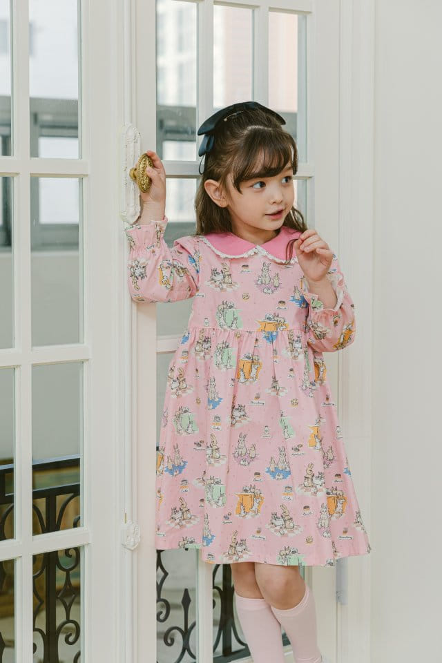 Pink Berry - Korean Children Fashion - #littlefashionista - Rabbit One-piece - 6