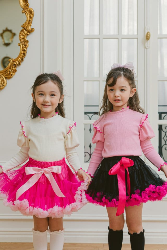 Pink Berry - Korean Children Fashion - #magicofchildhood - Point Rib Tee - 2