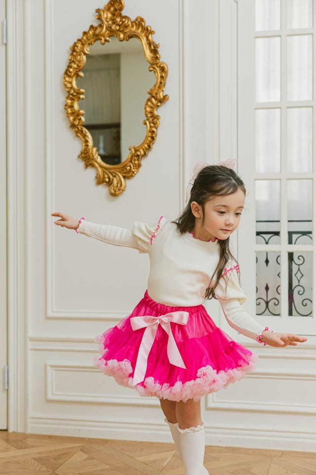 Pink Berry - Korean Children Fashion - #minifashionista - Point Rib Tee - 3