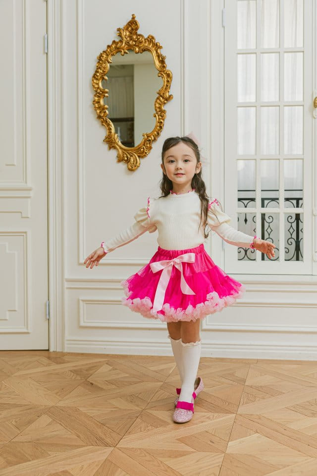 Pink Berry - Korean Children Fashion - #todddlerfashion - Point Rib Tee - 5