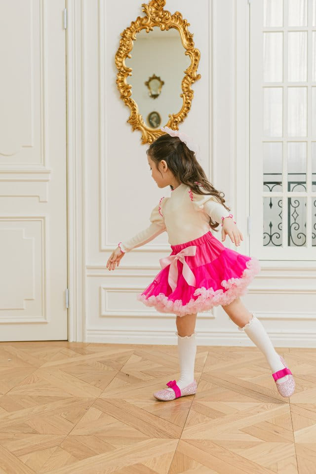 Pink Berry - Korean Children Fashion - #toddlerclothing - Point Rib Tee - 6