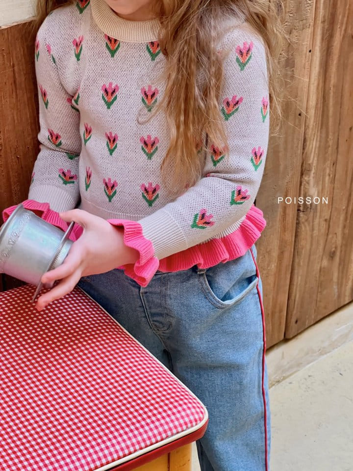 Poisson - Korean Children Fashion - #childofig - Tulip Knit Tee - 9