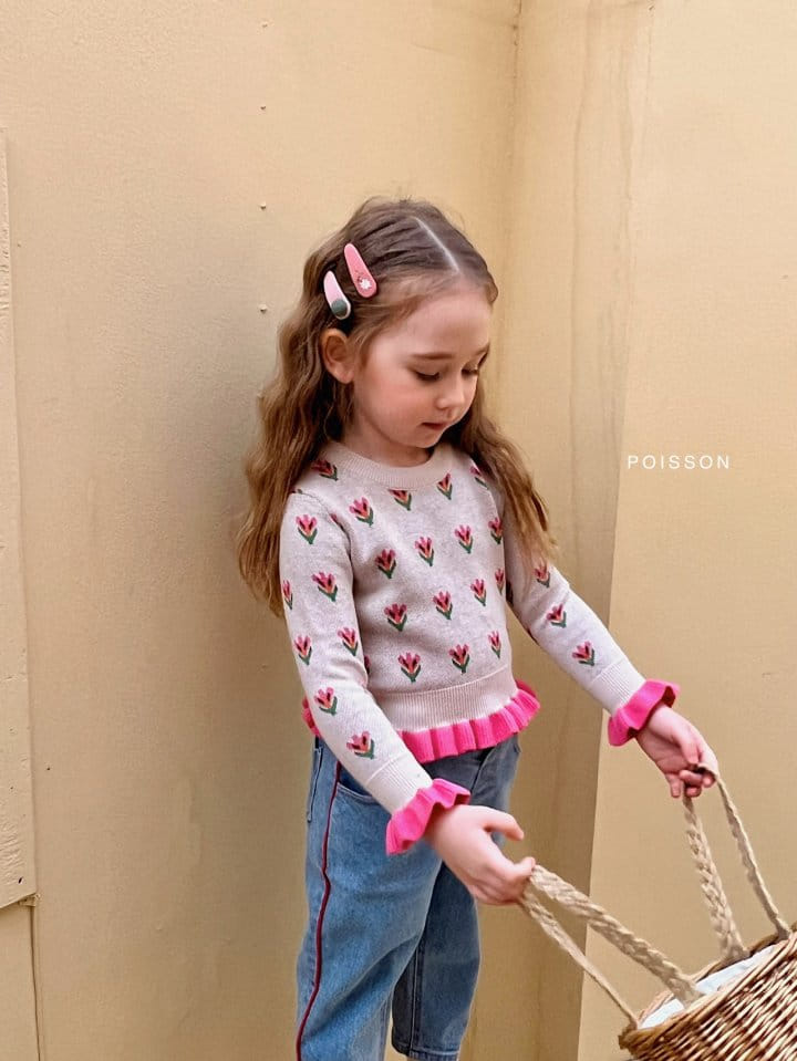 Poisson - Korean Children Fashion - #childrensboutique - Tulip Knit Tee - 10