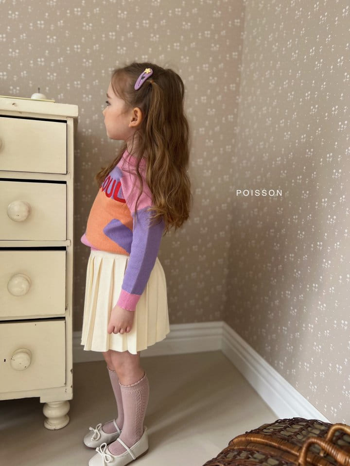 Poisson - Korean Children Fashion - #littlefashionista - Fleffy Knit Skirt - 3