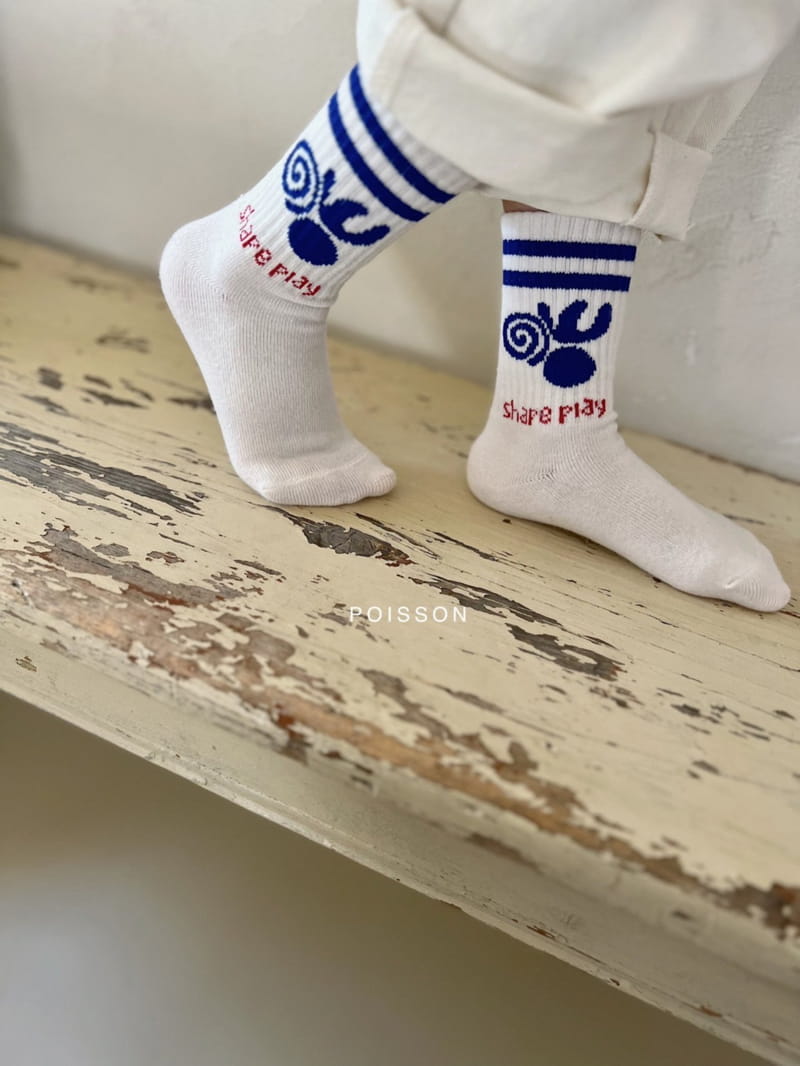 Poisson - Korean Children Fashion - #littlefashionista - Play Socks Set - 3