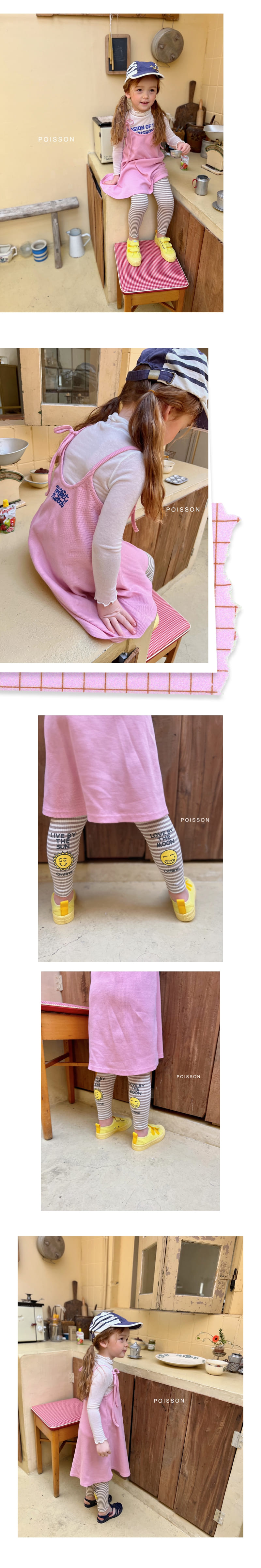 Poisson - Korean Children Fashion - #magicofchildhood - Waffle One-piece - 3