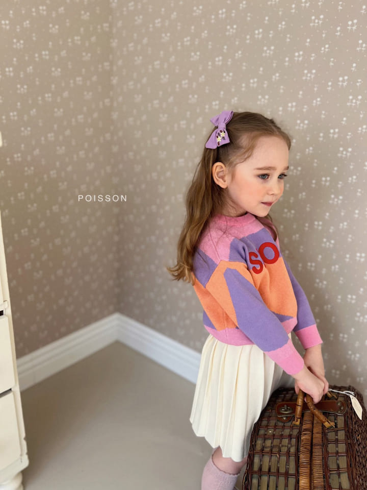 Poisson - Korean Children Fashion - #magicofchildhood - Mix Knit Tee - 5
