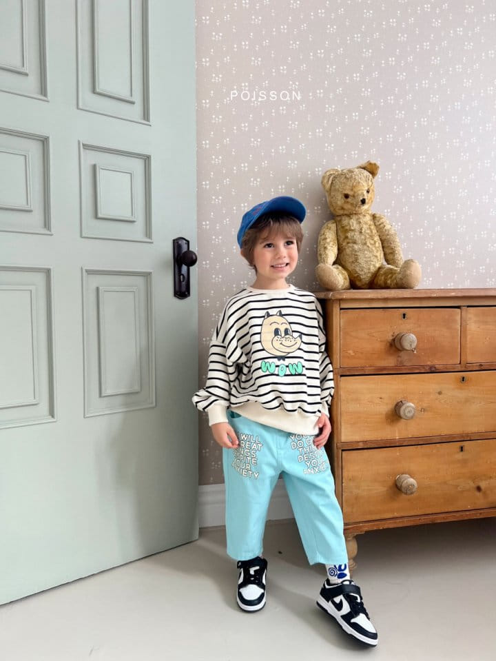Poisson - Korean Children Fashion - #minifashionista - Wow Stripes Tee - 2